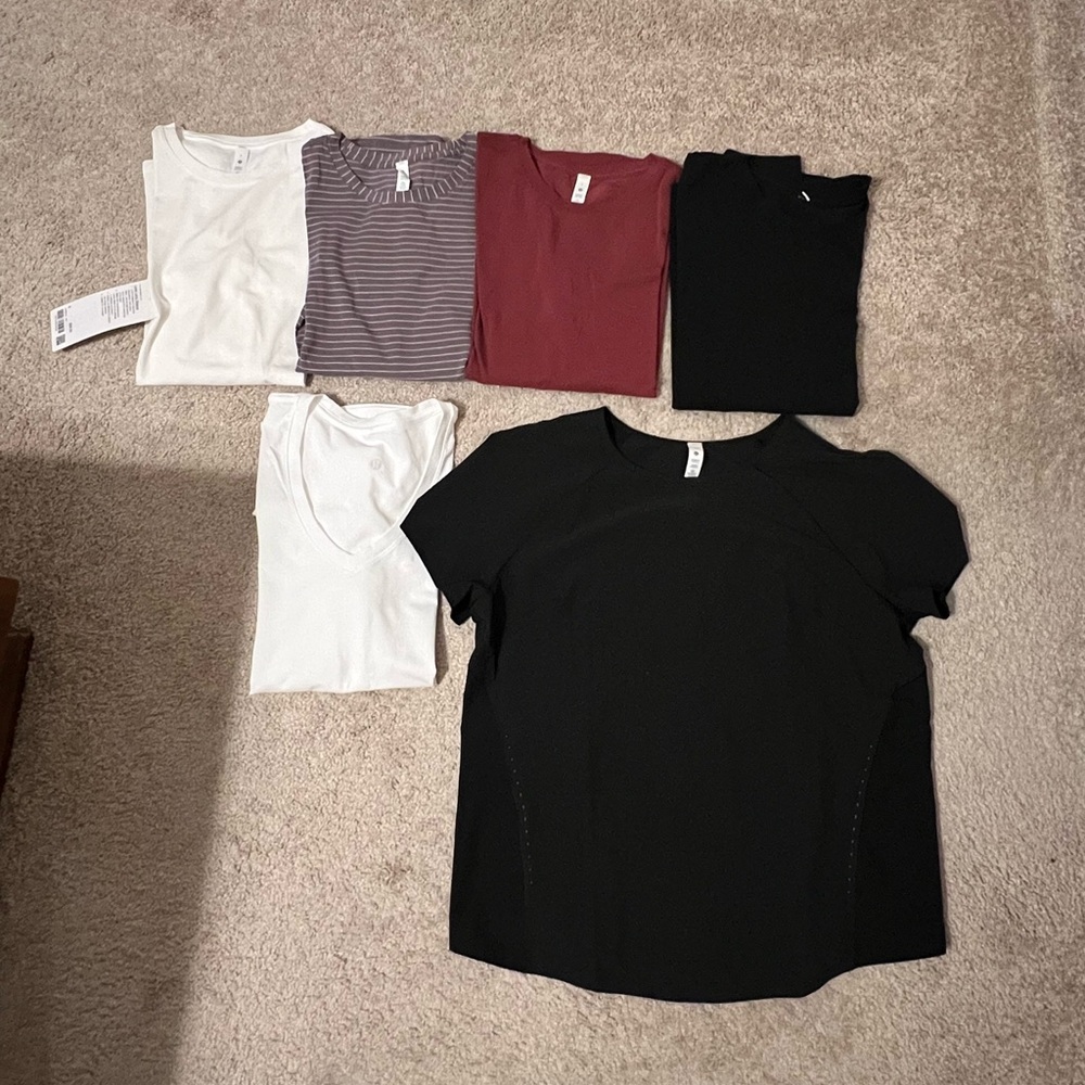 Lululemon Love tees, size 8